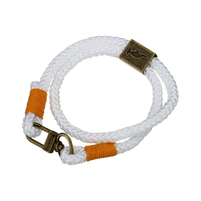 Bracelet Orlando Blanc/Orange, détouré