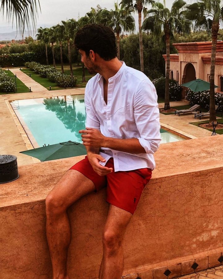 Miami Apple Red, getragen von Joffrey