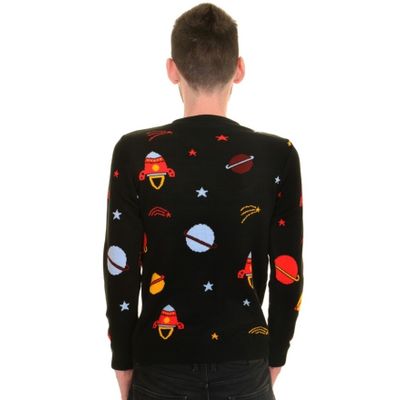Foto van Trui Hipster 60s 70s Outer Space Jumper