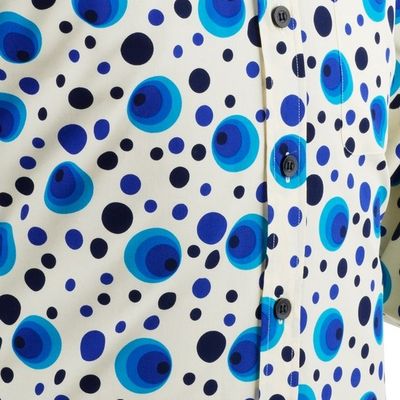 Foto van Chenaski | overhemd Seventies Dots and Spots Blue