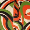 Afbeelding van Chenaski | overhemd Seventies Colourful Waves creme, black, green, orange