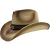Afbeelding van Major wear | Klassieke zomerse Cowboyhoed met burned uitstraling