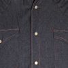 Afbeelding van Chenaski | Rockabilly '50 cowboy overhemd, donkerblauwe denim