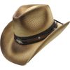 Afbeelding van Major wear | Klassieke zomerse Cowboyhoed met burned uitstraling