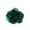 Afbeelding van Zacharia | Grote platte jade groene roos op haarklip en broche