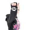 Afbeelding van Cupcake Cult | Zipper-hoody met roze Kitty Mayhem print en een capuchon met katten oren