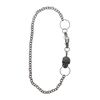 Afbeelding van Zacharia | Halsketting of Keychain met skull ketting en clip