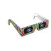 Afbeelding van Rainbow Symphonie | Rainbow firework bril, sixties hippie print