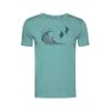 Afbeelding van Green Bomb | T-shirt Lifestyle Kite, citadel blauw bio katoen