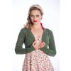 Afbeelding van Banned | Groen vestje, bolero Summer cherry