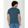 Afbeelding van Green Bomb | T-shirt Turtle Walk, blauw pine bio katoen