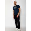 Afbeelding van Green Bomb | T-shirt Bike bars, navy blauw bio katoen