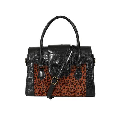 Foto van Banned | Rock 'n Roll leopard Sheena handtas