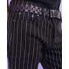 Afbeelding van Run and Fly | Zwarte witte pinstripe skinny 