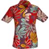 Afbeelding van Chenaski | Overhemd korte mouw, colourful palms lila