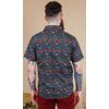 Afbeelding van Run & Fly | Overhemd met korte mouw met Retro tattoo print