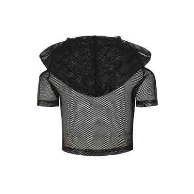 Foto van Banned | Fishnet Hoodie met korte mouw 