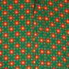 Afbeelding van Chenaski | overhemd Seventies Flower groen met oranje bloemetjes