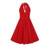 Afbeelding van Hell Bunny | Jaren 40 jurk Monroe met halter-halslijn, rood swingmodel