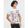 Afbeelding van S-Ponder | Heren T-shirt Cassettes, licht grijs