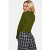 Afbeelding van Voodoo Vixen | Cardigan Ginny Woodland olijfkleur met embroidery
