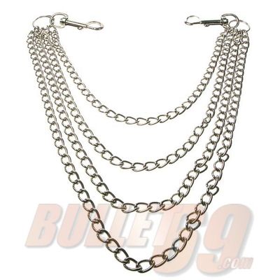 Foto van Bullet69 - Sleutelhanger met 4 metalen kettingen