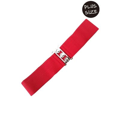 Foto van Banned | Elastiekriem Vintage, rood - Queensize
