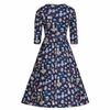 Afbeelding van Dolly and Dotty | Matilda, blauw met Wonderland print