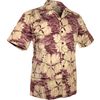 Afbeelding van Chenaski | Overhemd korte mouw Batik oak creme lila