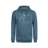 Afbeelding van Green Bomb | Hoodie Bike nature park, bluestone blauw bio katoen