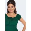 Afbeelding van Voodoo Vixen | Jaren 60 groene Retro swing jurk met korte mouw