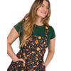 Afbeelding van Rebel Romance | Skater-pinafore jurk met Autumn Woodland herfstprint