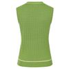 Afbeelding van Banned | Vintage retro top Tina anchor ahoy, groen beige met V-hals en strik