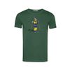 Afbeelding van Green Bomb | T-shirt Animal donkey ski guide, bottle groen bio katoen