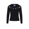 Afbeelding van Collectif | Cardigan Jessie, Charming Cherry, zwart