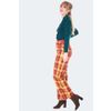Afbeelding van Voodoo Vixen | Kate, Jaren 50 Mosterd gele tartan broek