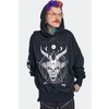 Afbeelding van Jawbreaker | Hoody Baphomet print met occulte print