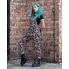 Afbeelding van Rebel Romance Tuinbroek Eye Spy Floral met roze bloemen en oogbollen