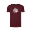 Afbeelding van Green Bomb | T-shirt Nature keep, bordeaux bio katoen
