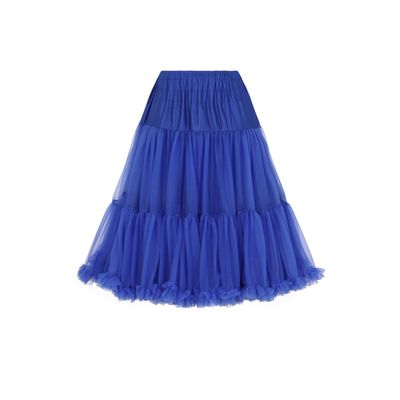 Foto van Banned | Petticoat Starlite over de knie met extra volume, royal blue
