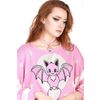 Afbeelding van Banned | Choker Kamiko roze vleermuis