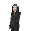 Afbeelding van Vixxsin | Hoody Halia met metalen rits, capuchon met veterdetail, clips en D-ringen