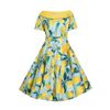 Afbeelding van Dolly and Dotty | Kinderjurk Darlene Blue Lemon met grote citroenen print