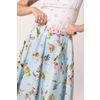 Afbeelding van Hell Bunny | Jaren 50 rok Beatrix blauw met hertjes en konijntjes