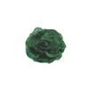 Afbeelding van Zacharia | Emerald groene roos op elastiek en broche 