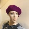 Afbeelding van Klassieke baret van wol, paars