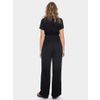 Afbeelding van ATO Berlin | Jumpsuit Olivia, zwart biologisch katoen