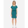 Afbeelding van ATO Berlin | Jurk Milou met groen blauw abstracte print