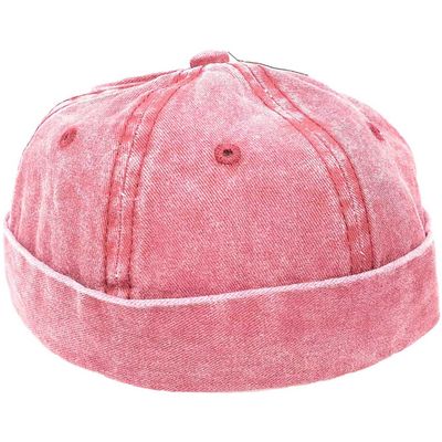 Foto van Major wear | Roze washed denim workermen Docker muts