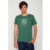 Afbeelding van Green Bomb | T-shirt Bike sketch groen bio katoen